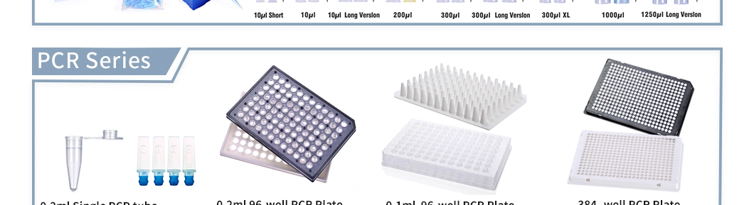 GEB 0.1ml 96-well Half Skirt PCR Plate Fit ABI Lab Consumables
