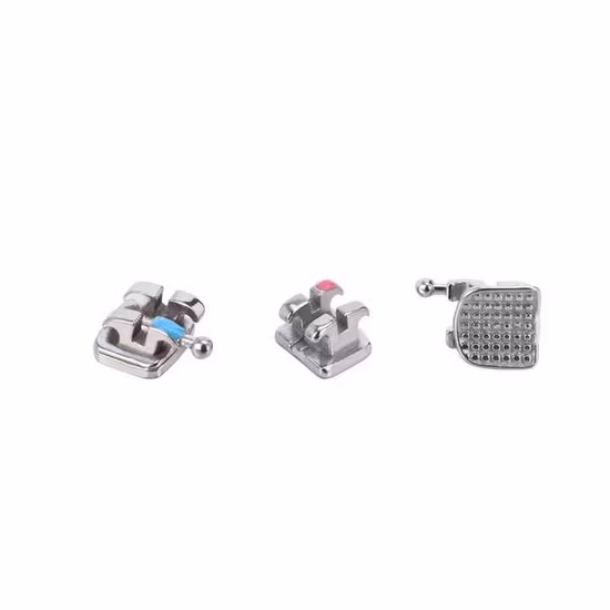 Orthodontic Use Dental Ceramic Tongue Side Buckle Consumables Dental