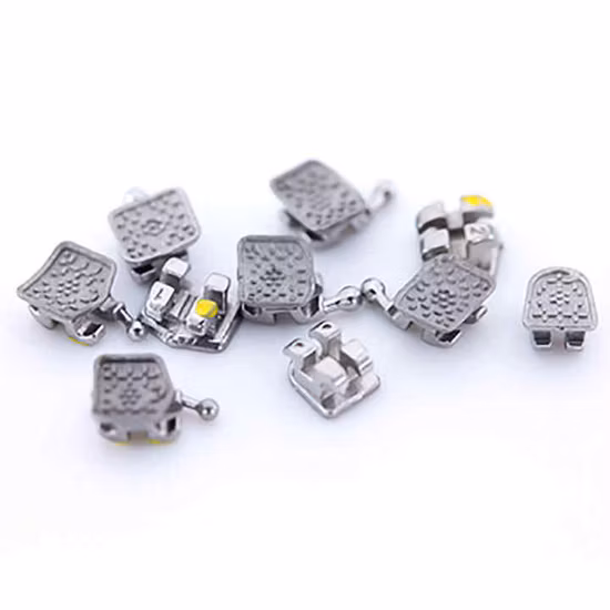 Orthodontic Use Dental Ceramic Tongue Side Buckle Consumables Dental